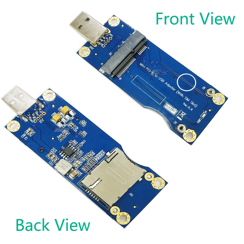 

Mini PCI-E to USB Adapter With SIM card Slot for WWAN/LTE ModuleMini PCI-e USB Adapter