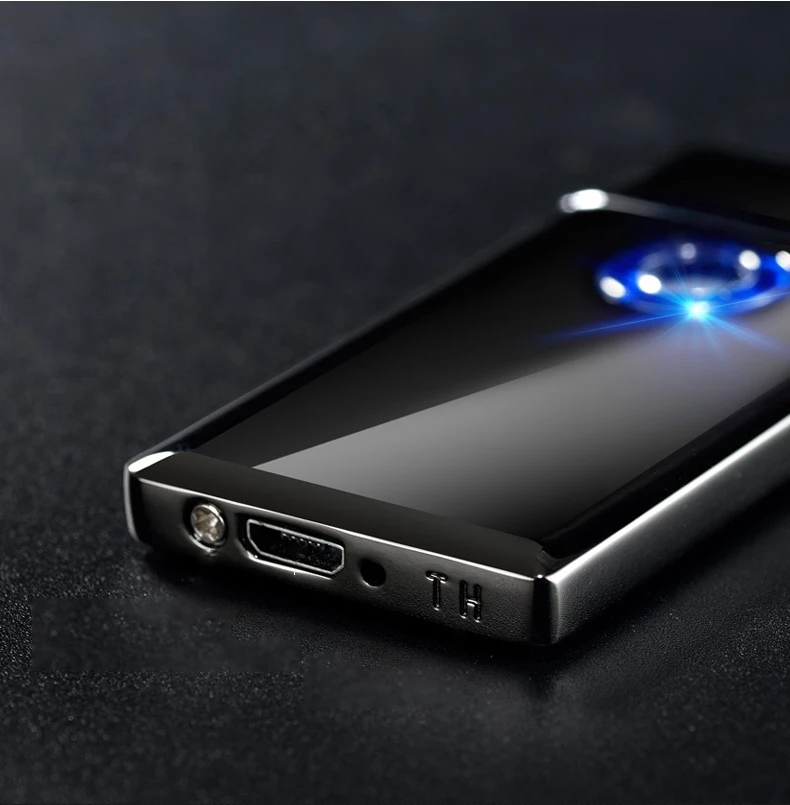 Вольфрамовая зажигалка USB может бесплатно лазерный логотип электронная для