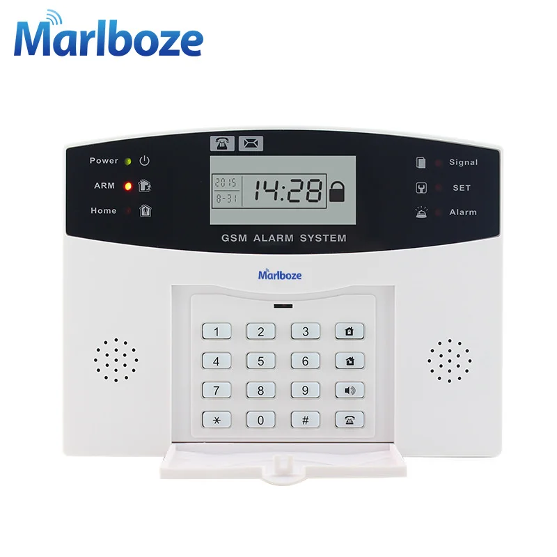 Русский/английский/испанский голосовые подсказки GSM SIM Главная охранной