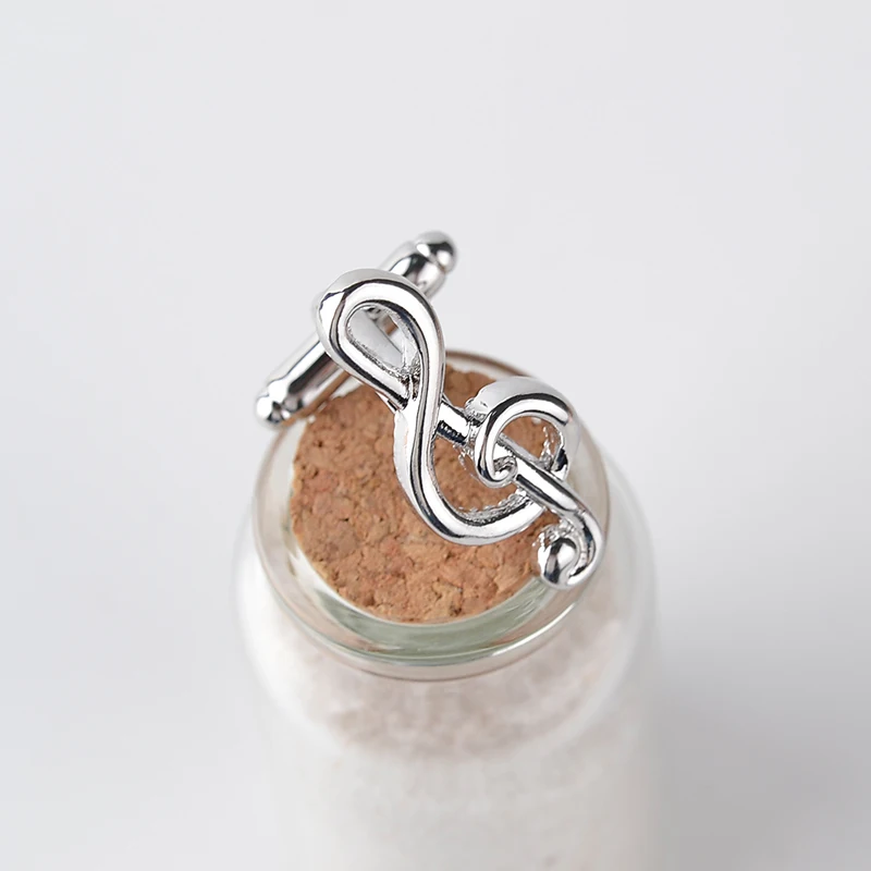 Запонки женские с уникальным дизайном запонки музыкой и простыней высоким шагом