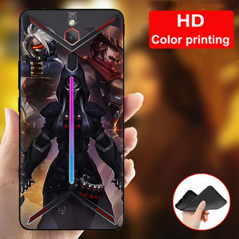 Для zte Nubia Red Magic Mars чехол игровой мультфильм Ультратонкий Мягкий силиконовый чехол красный волшебный Марс игровой телефон NX619J funda