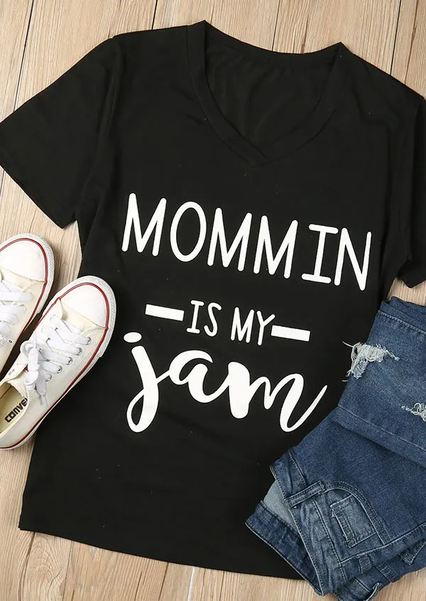 Mommin Is My Jam футболка гранж мама Топы подарочные футболки 90s Модные женские лозунг