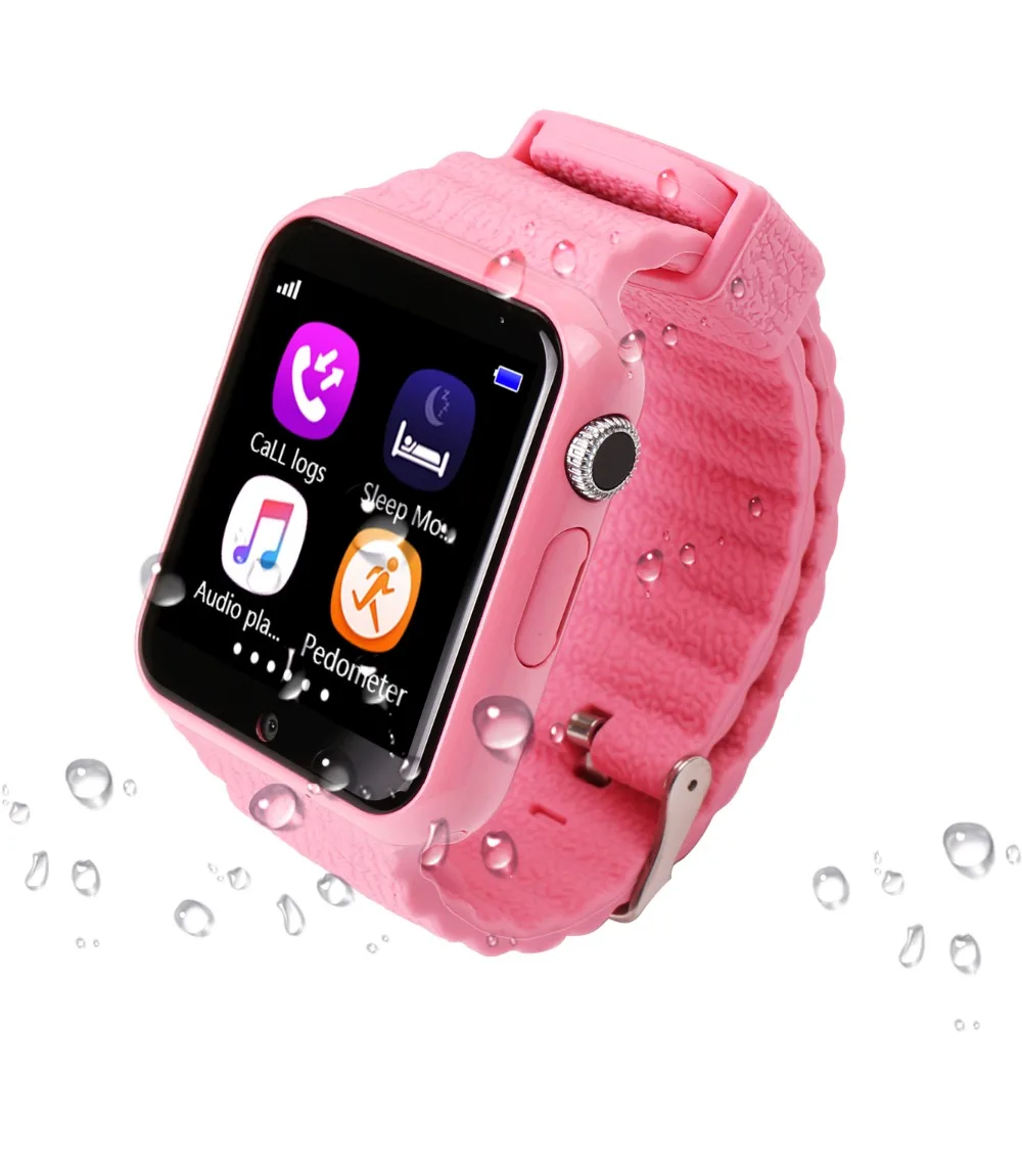 GPS Smart Watch Kids V7k Camera/Facebook SOS Call Location DevicerTracker for Kid Safe Anti-Lost Monitor PK Q90 Q80 Q750 Q60 Q50 |