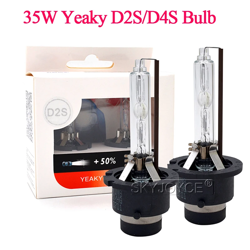 SKYJOYCE 35W Xenon D2S D4S Yeaky HID Kit Автомобильная фара лампа 4500K 5500K 6500K D2R D4R комплект