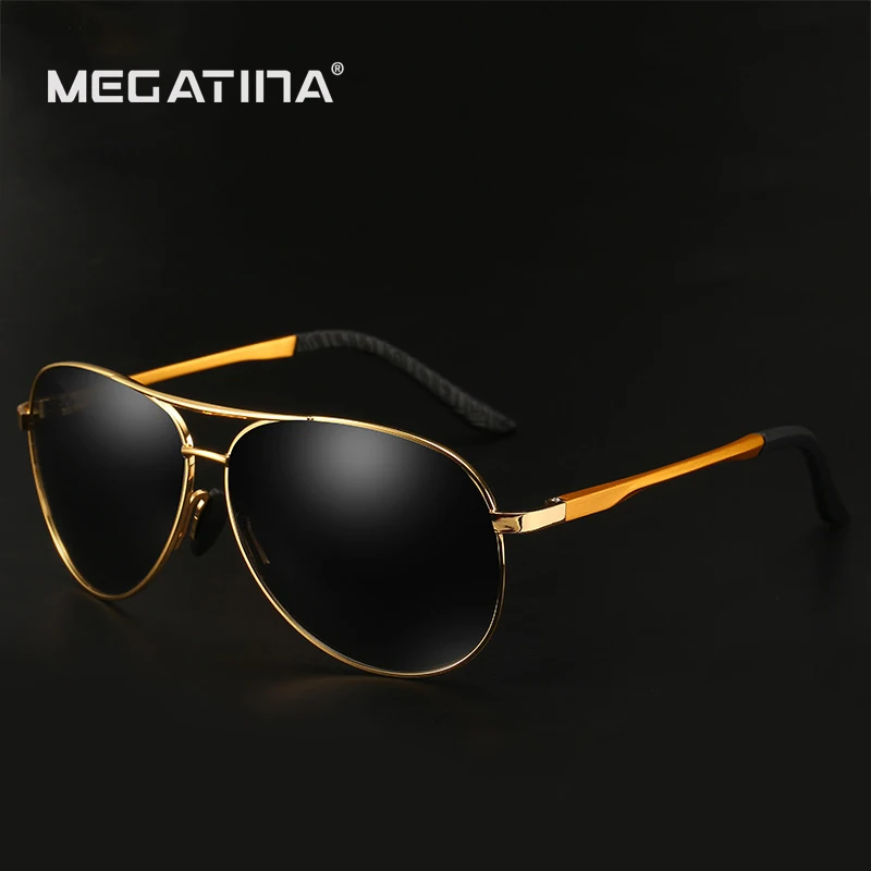 Megatina 2018 Алюминий магния Для Мужчин's поляризованные очки мужчин покрытие