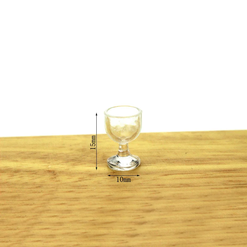 4 шт./лот ручная работа мини красная чашка бокал для вина игрушка 1/12 кукольный