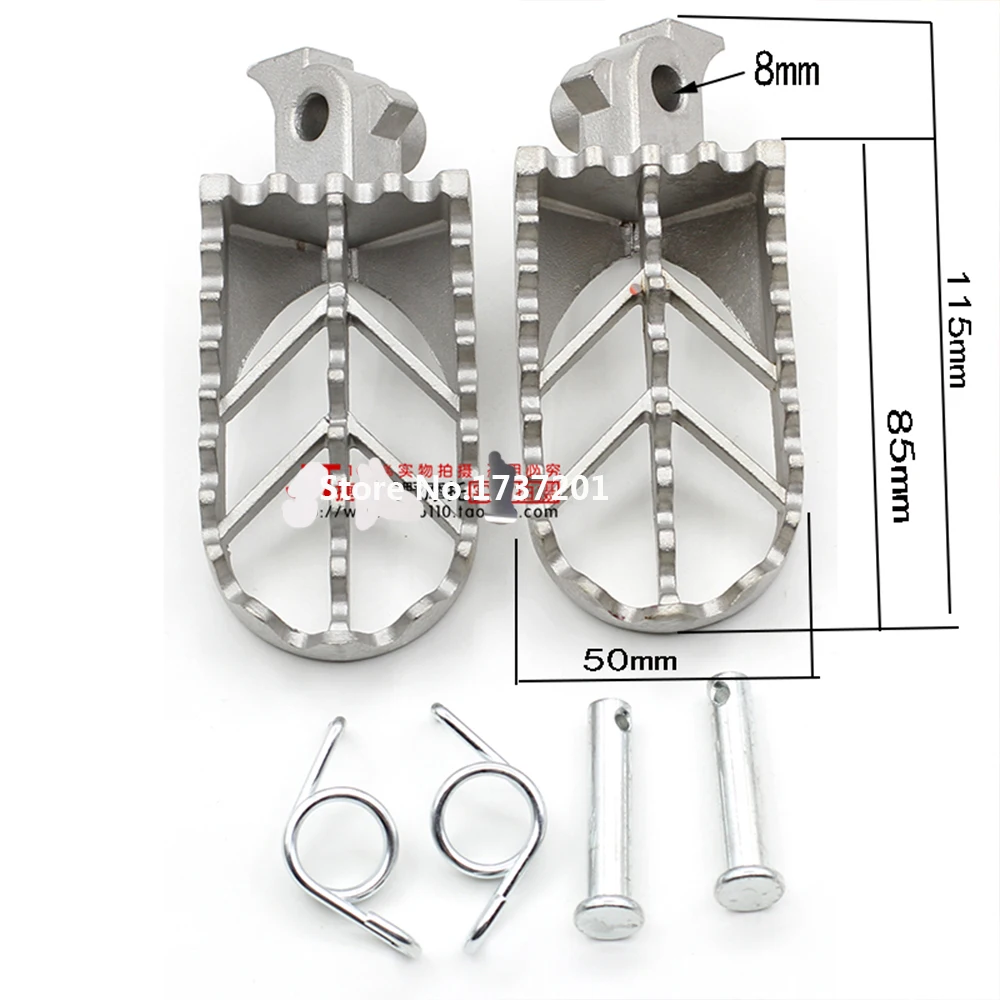 

Подножки для мотоцикла, подножки из нержавеющей стали для мотоцикла CRF50 XR50 XRF70 CRF70, для мотокросса