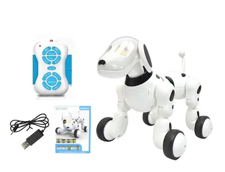 Интеллектуальная игрушка-робот RC, собака, умная собака, детские игрушки, милые животные, RC, интеллектуальное роботизированное дистанционное управление, игрушки