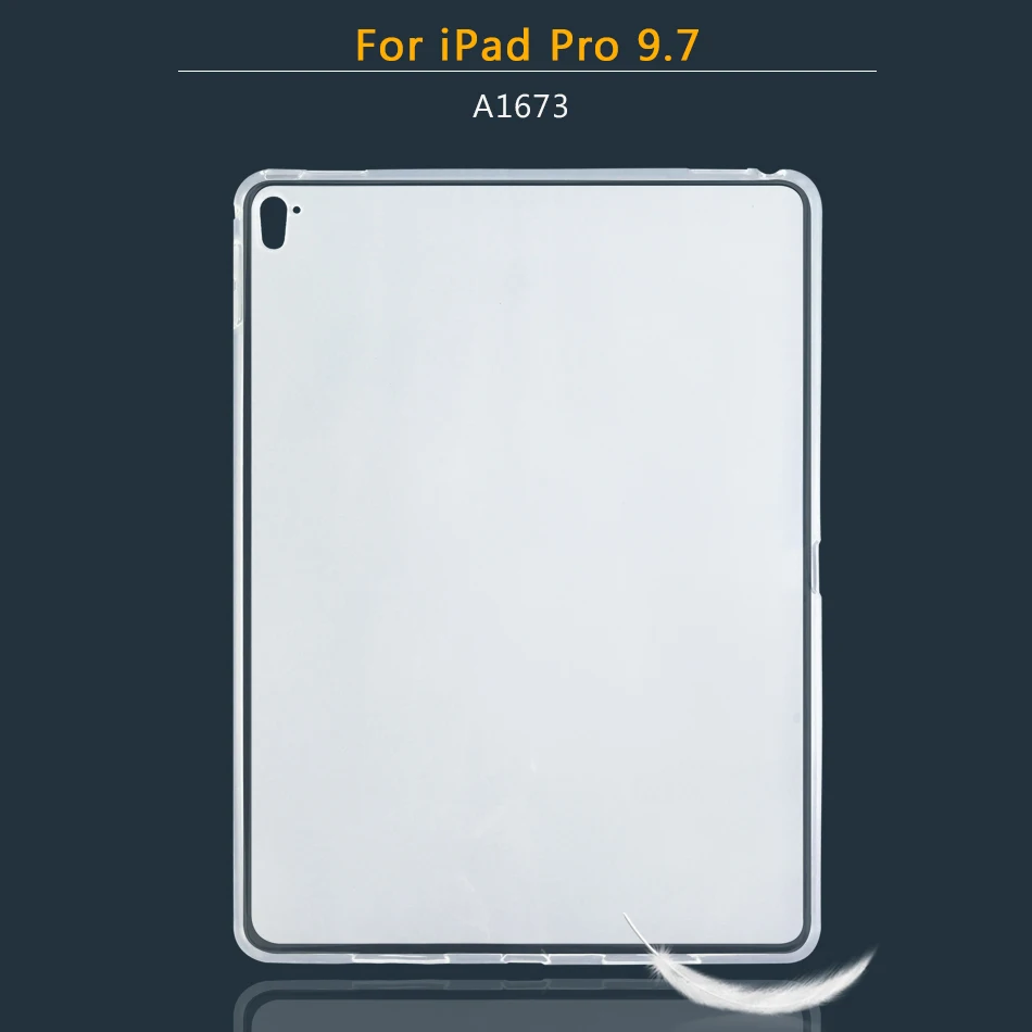 Pro9.7 Силиконовый чехол для Apple iPad Air 1/Air 2/Pro 9,7 10,5 12,9 11 Мягкий ТПУ чехол Обложка для iPad 9,7 mini 1, 2, 3, 4, 5 лет - Цвет: Pro9.7