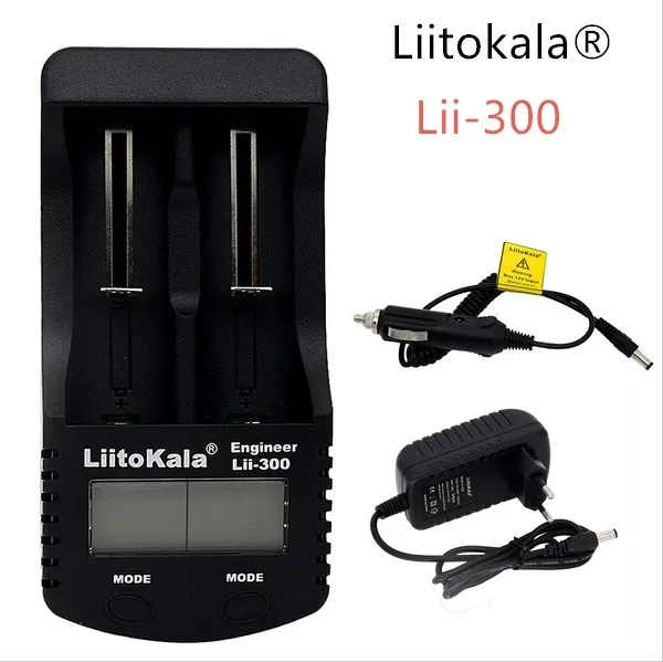 Зарядное устройство Liitokala lii300 с ЖК-дисплеем 3 7 в/1 2 в AA/AAA 18650/26650/16340/14500 5 В 1A |