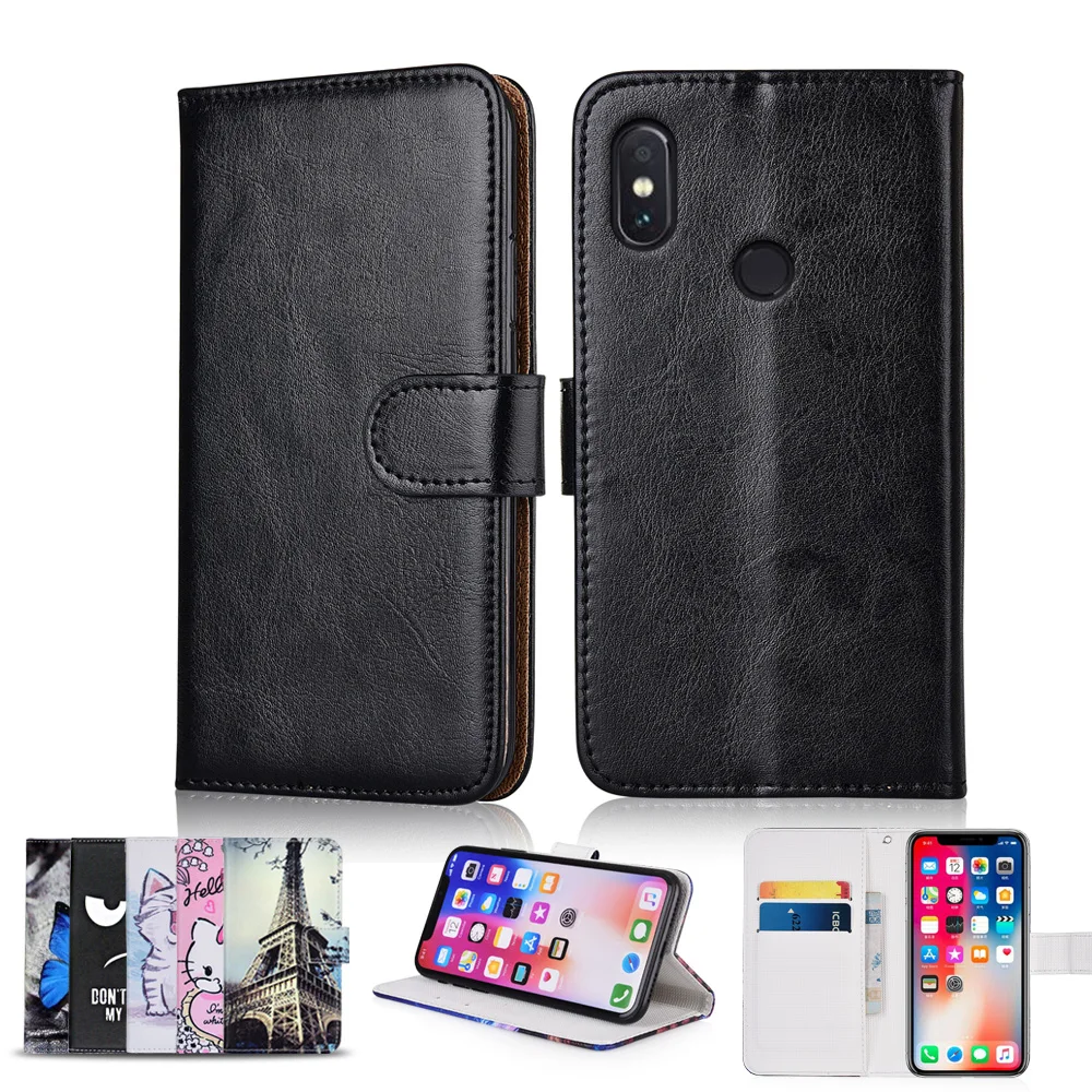 ТПУ кошелек чехол для Xiaomi Redmi 4X5 Plus 5A 6 Pro mi A2 Lite 6A 7 S2 чехол для Xiao mi Red mi Go Note 7 Y3 4X5 Pro Чехол