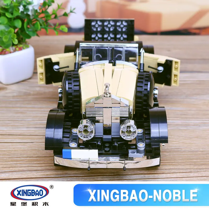 XingBao 03007 810 шт. Творческий блок MOC техника серии Rolls Royce Благородный Набор