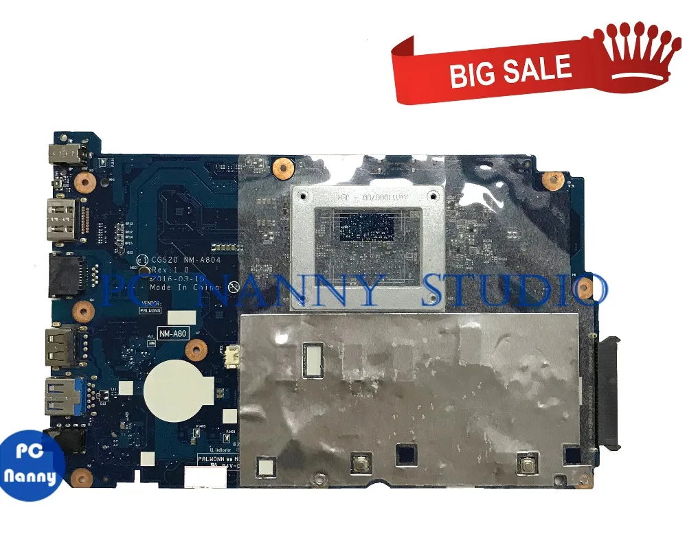 Материнская плата для ноутбука Lenovo Ideapad 110 15Ibr 5B20L77436 NM A804 N3710 4G
