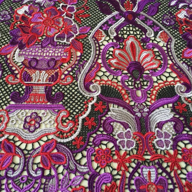 Новинка! Высокое качество африканская кружевная ткань черное французское кружево, вышитое бисером бренд нигерийский Тюль кружевная ткань для вечернего платья Кружева 5 ярдов/партия