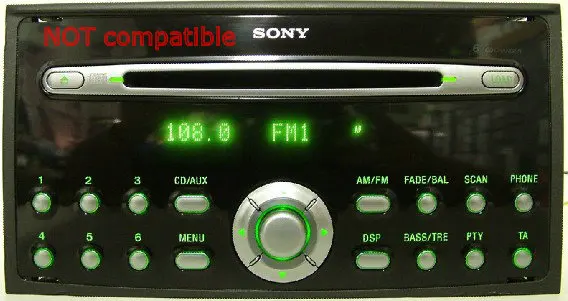 Цифровой CD USB sd-карта AUX Bluetooth changer эмулятор адаптер для нового Ford quadlock Fakra 12 pin 6000CD 6006CDC 5000C