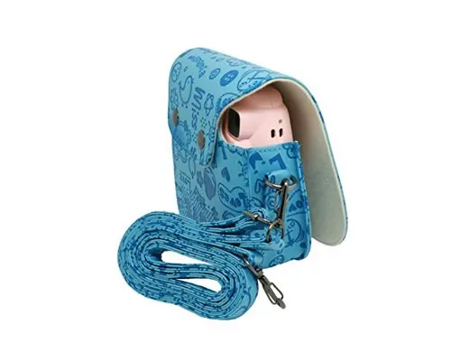 Милый чехол из искусственной кожи с рисунком для Instax Mini 8 + 9 11 камеры сумка со
