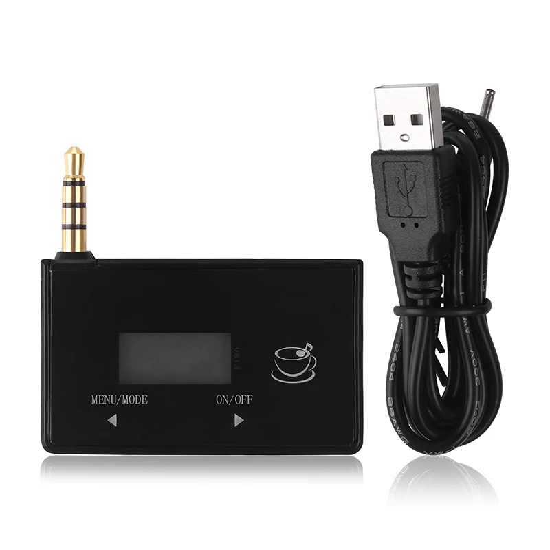 Handsfree FM передатчик 3,5 мм комплект беспроводной связи bluetooth для автомобиля музыкальный радио адаптер ЖК-дисплей для всех смартфонов