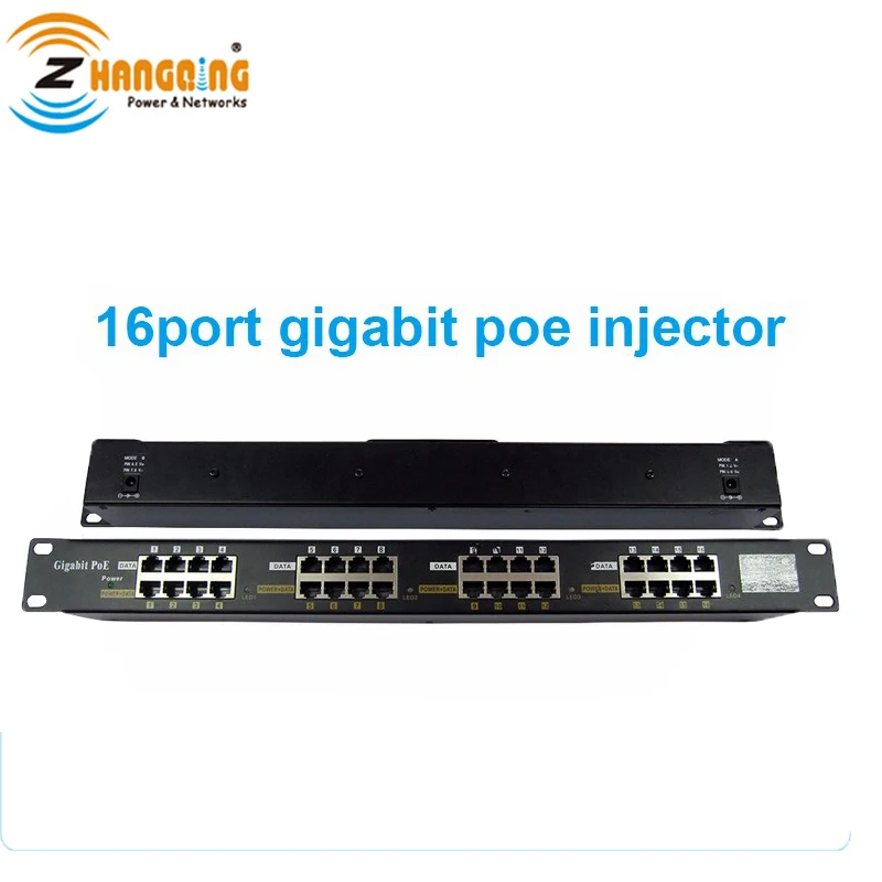 Сетевые Аксессуары коммутационная панель Gigabit PoE 16 портов включая источник
