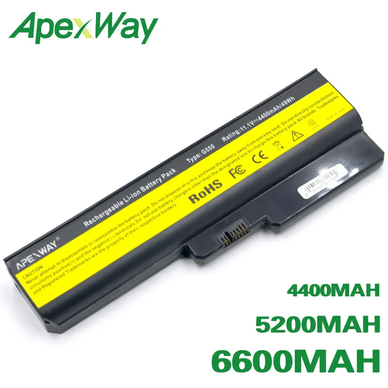 ApexWay батарея для lenovo 3000 B460 B550 G430 G430A G430L G430M G450 G450 G450A G450M G455 G530 G530A G530M G550 G555 N500