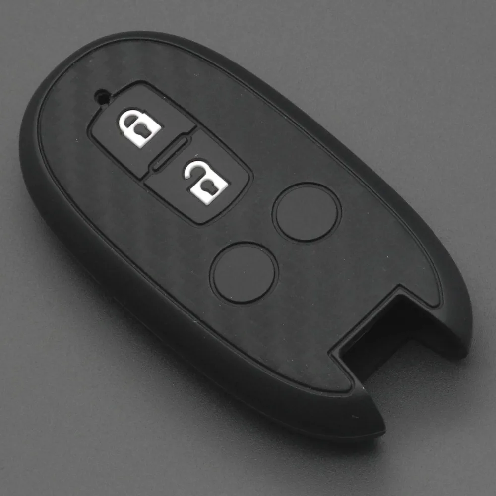 Jingyuqin 2 кнопочный удаленный карбоновый чехол для Suzuki SX4 2007-2012 Vitara swiфт Smart Key |