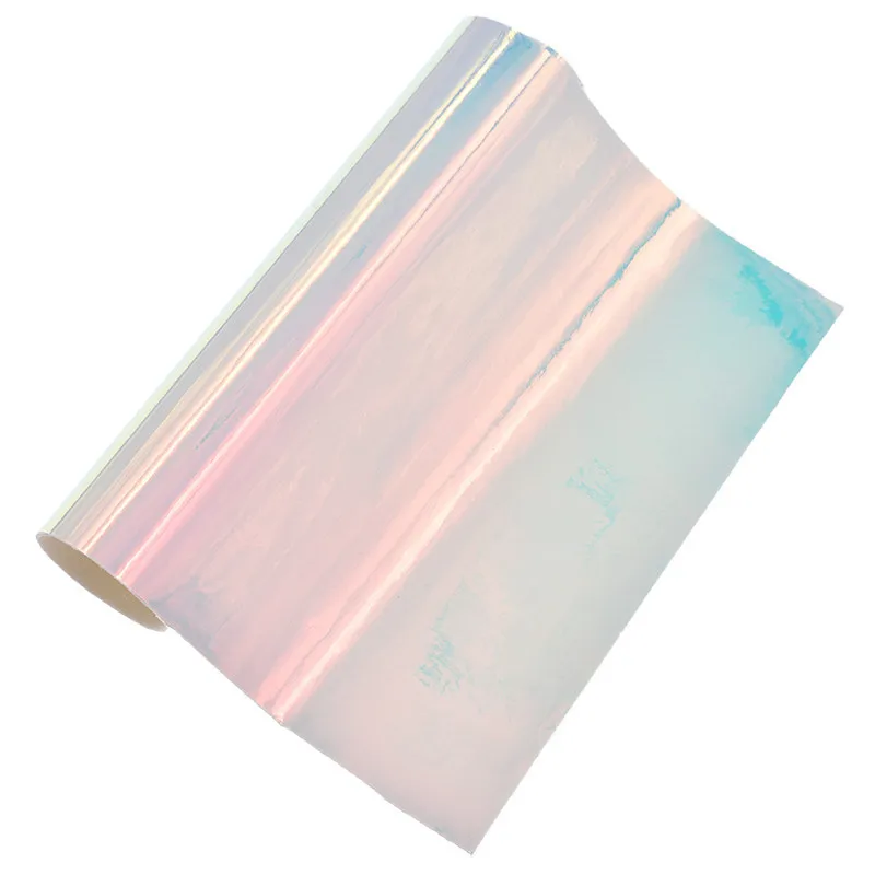 Искусственная кожа A5 цветная голографическая искусственная прозрачная