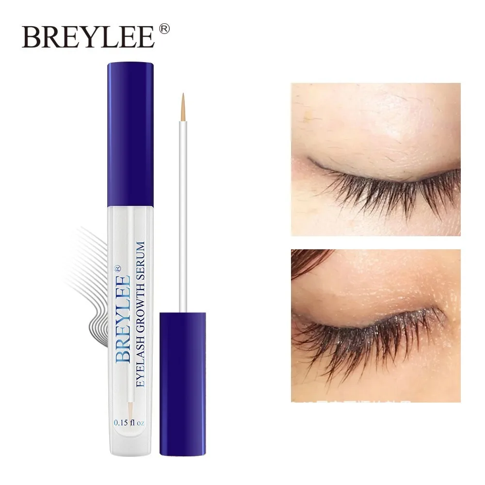 BREYLEE Eyelash Grow BREYLEE Сыворотка для роста ресниц, эссенция для наращивания ресниц, усилитель ресниц, более густой уход, лечение ресниц, ресницы, более полный макияж - Цвет: BREYLEE Eyelash Grow