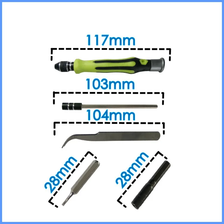 Набор профессиональных отверток QPtools комплект прецизионных Torx 45 в 1 для ремонта