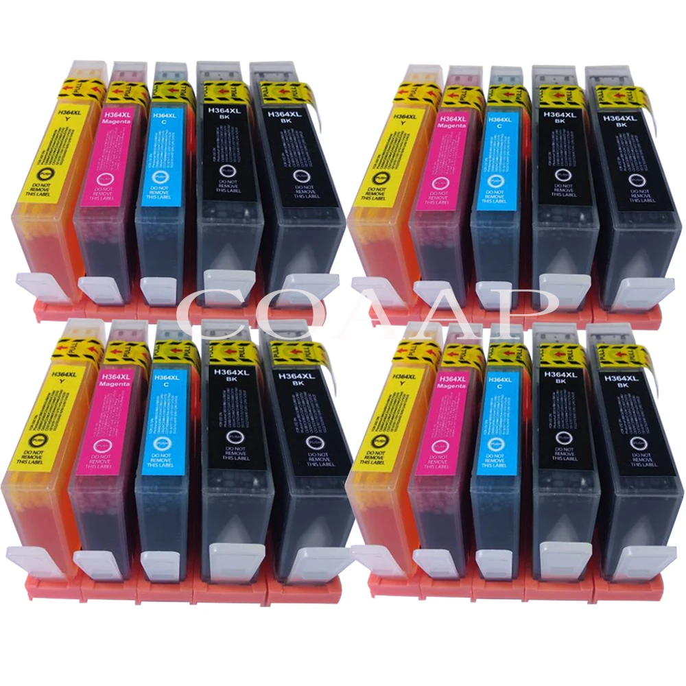 

20 Compatible hp 364 XL chipped Ink Cartridge for Photosmart 5510 5515 5520 5524 6510 6520 7510 7520 C6380 Printer