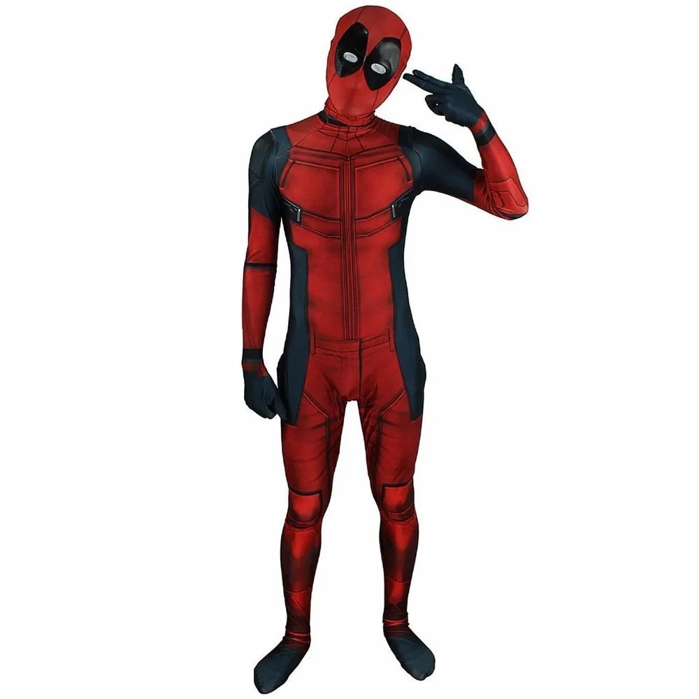 OVIGILY Marvel костюм для косплей роли Дэдпул мужчин супергерой мертвый бассейн