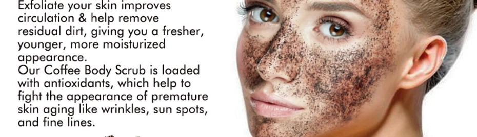 250 г арабика кофе скраб для тела крем для лица Соль Мертвого моря Отшелушивающий отбеливающий увлажняющий анти сухая и куриная кожа