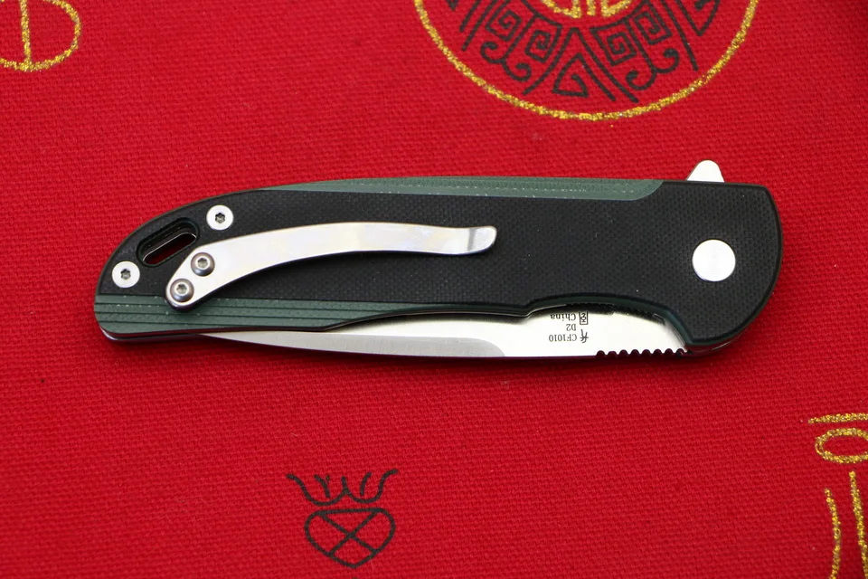 TIGEND CF1010 Флиппер складной нож D2 лезвие G10+ стальная ручка Кемпинг Охота Открытый выживания карманные кухонные ножи инструменты