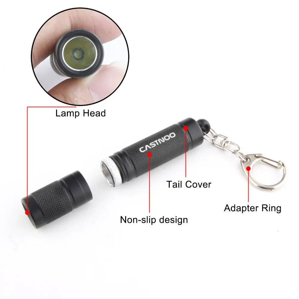 CASTNOO BlackFlashlight фонарь для кемпинга приключений прожектор высокое качество супер