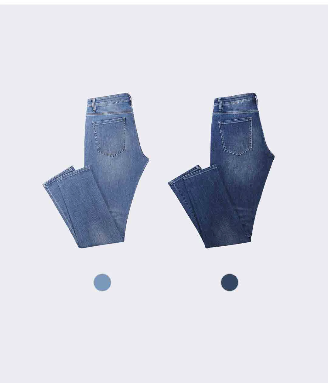 Новые тонкие прямые джинсы Xiaomi Mijia Youpin 90 point COOLMAX из высокоэластичной ткани