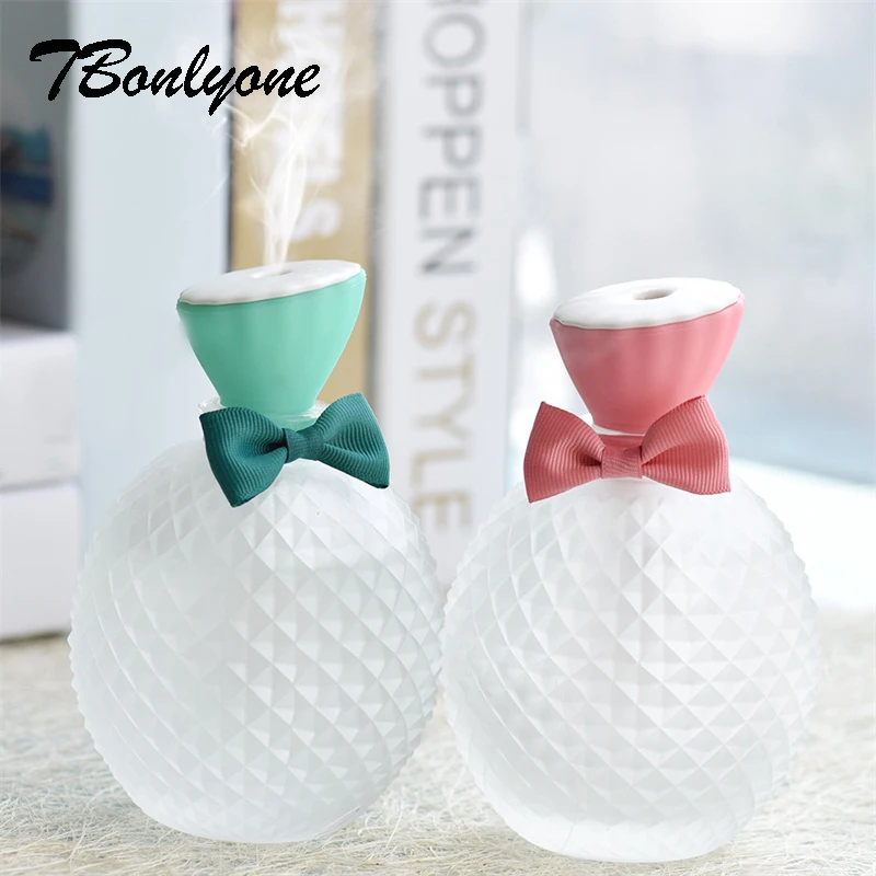 TBonlyone 300ML Perfume Bottle Humidifier For Home Spa Aroma Water Soluble Oil Diffuser Aromatherapy Ultrasonic Air | Бытовая техника