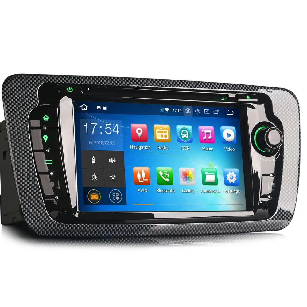Erisin ES7822S 7 &quotAndroid 8 0 Автомобильный GPS радио DVR DAB + DVD для SEAT IBIZA|Автомагнитолы| |