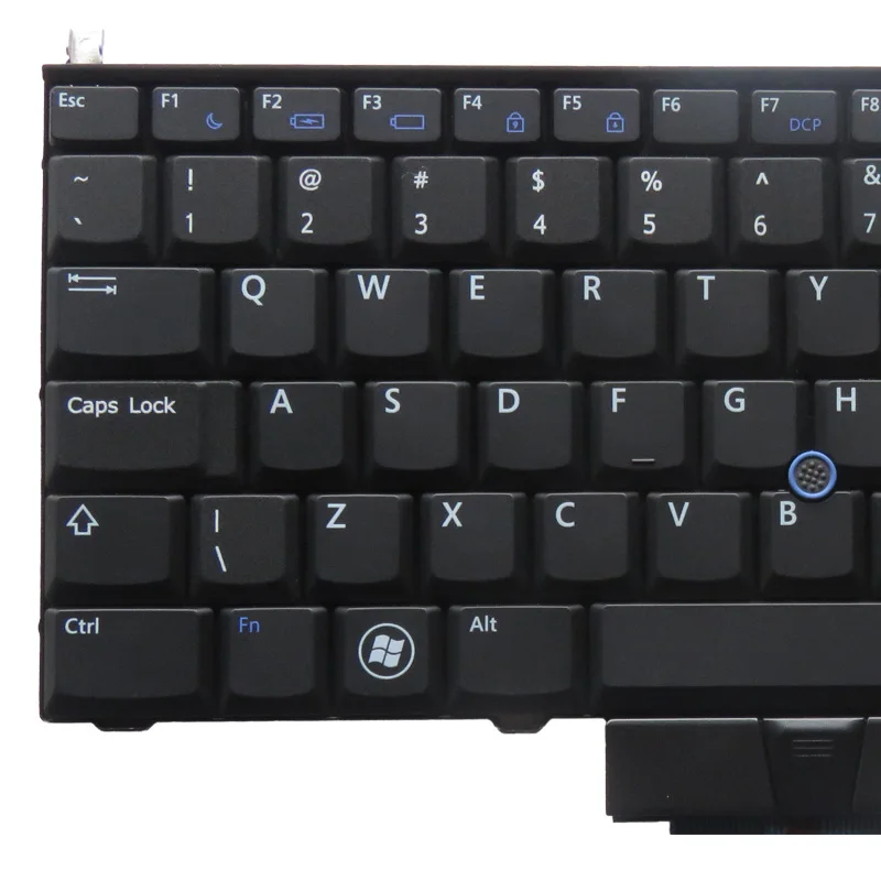 QH GZEELE новая английская клавиатура для DELL Latitude E4310 черная (с точечной ручкой)