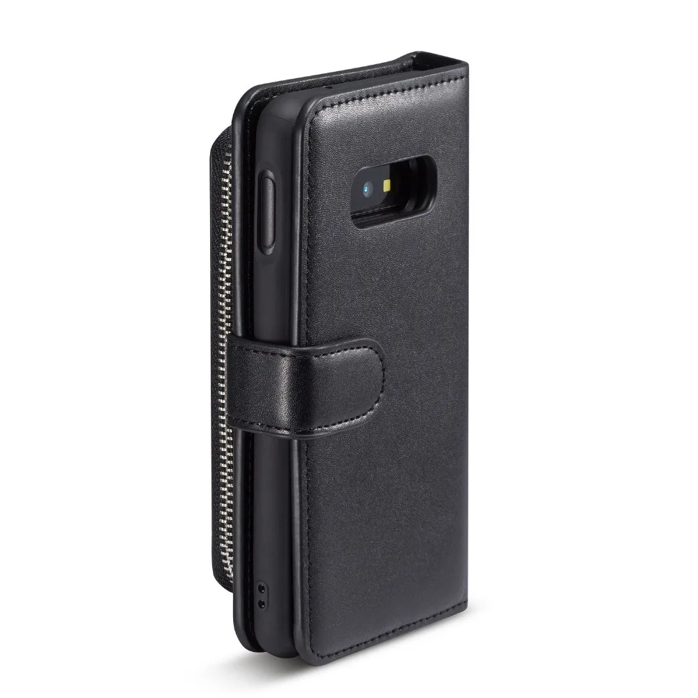 Для samsung Galaxy S10 Plus S10e S9 S8 Note 9 8 кожаный чехол для карт 2 в 1 съемный флип-чехол для samsung S10 чехол-кошелек