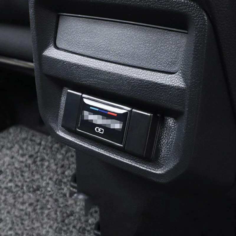 Для Tiguan второго поколения- Автомобильный задний USB Анти-защита от ударов чехол для автомобиля украшение интерьера аксессуары для автомобиля Стайлинг