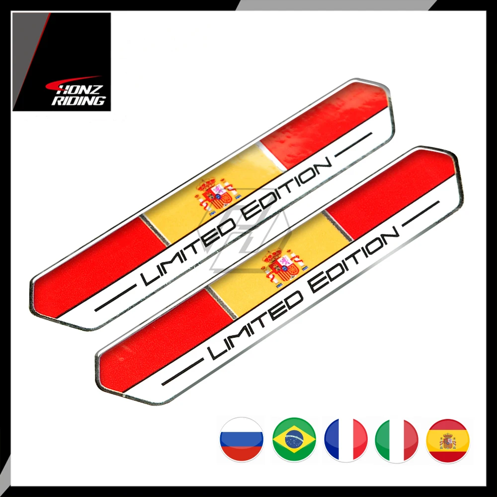 Флаг Испании Италии Франции России ограниченная серия наклеек для Aprilia Ducati MONSTER