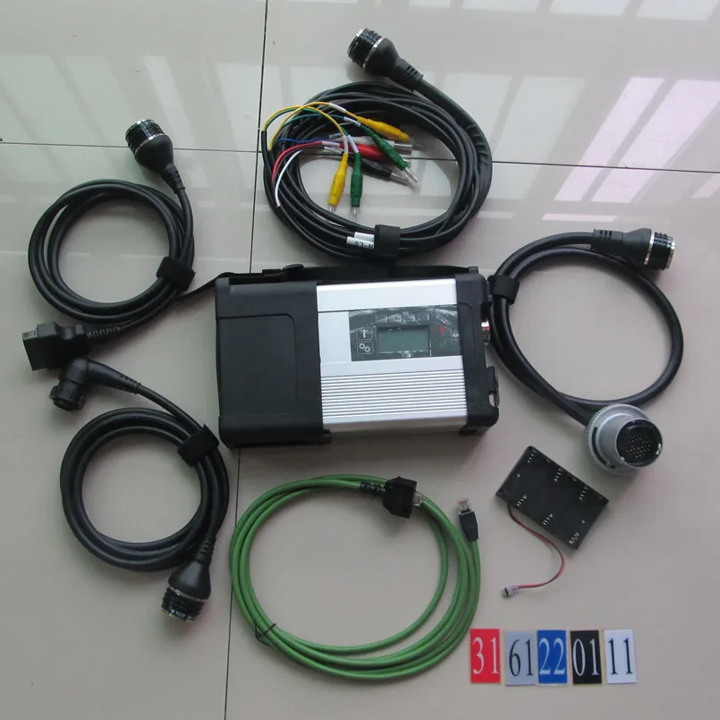 MB SD Connect Compact 5 мультиплексор с полным кабели + новейшее программное обеспечение 2021