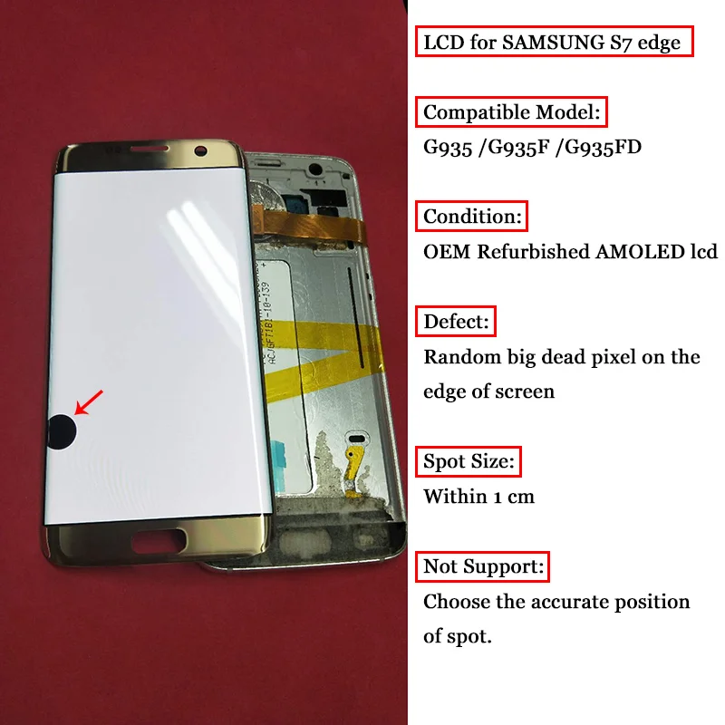 Протестированный дисплей для samsung Galaxy S9 PLUS G960 ЖК с экраном S8 plus G950 G955 дигитайзер S7