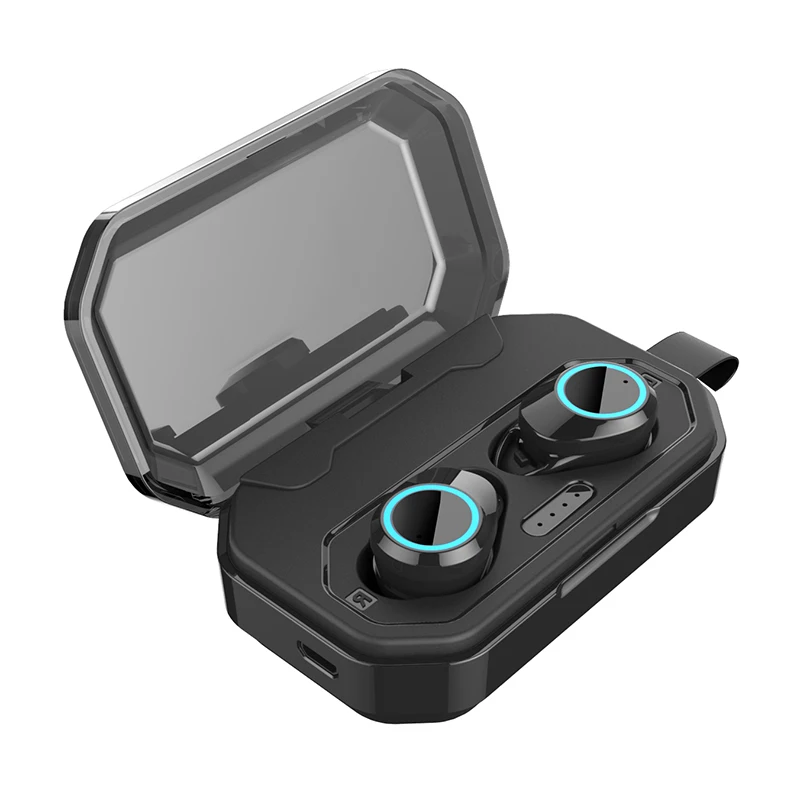 X6 G02 TWS Bluetooth 5,0 наушники стерео беспроводные наушники IPX7 водонепроницаемые наушники с микрофоном 3300 мАч Внешний аккумулятор светодиодный дисплей питания - Цвет: X6
