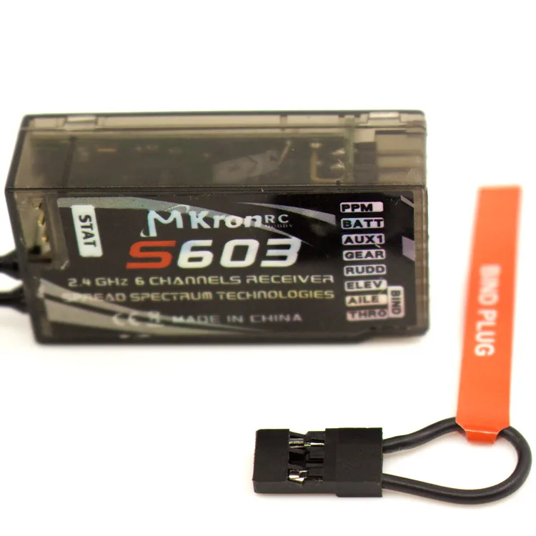 5 шт. 2 4 ГГц 6CH DSM2 DSMX S603 приемник дрона (напоминающий AR6210) Поддержка DX6i JR DX7 ppm