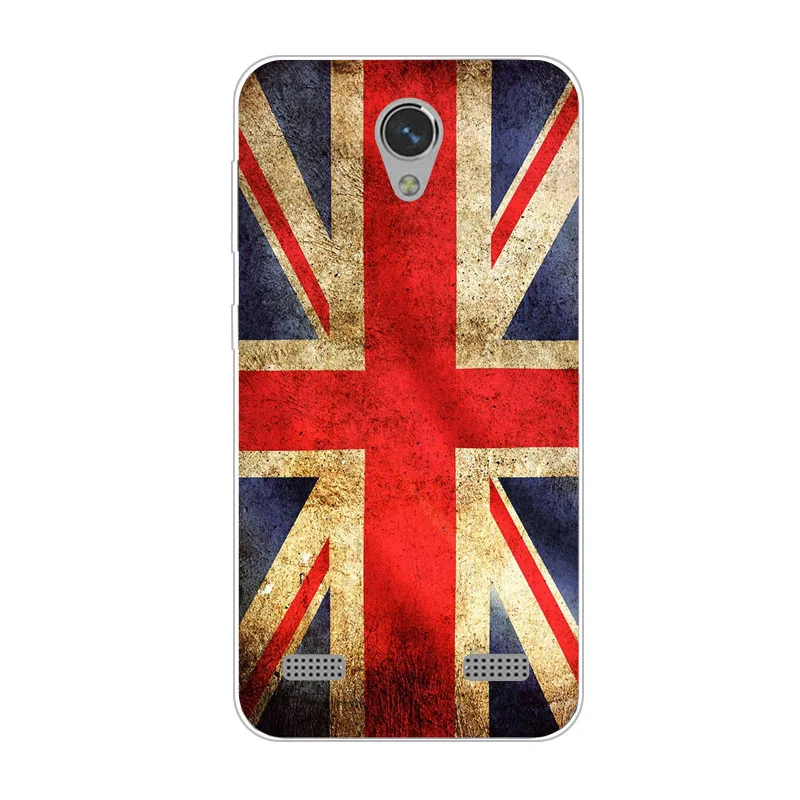 zte blade a520 Case Silicon Fashion Cartoon Painting Soft TPU Back Cover for a 520 protect Phone bags |