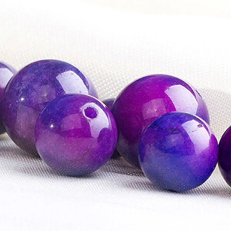 Бесплатная доставка 20 шт./лот бусины Charoite Новое поступление женский браслет для