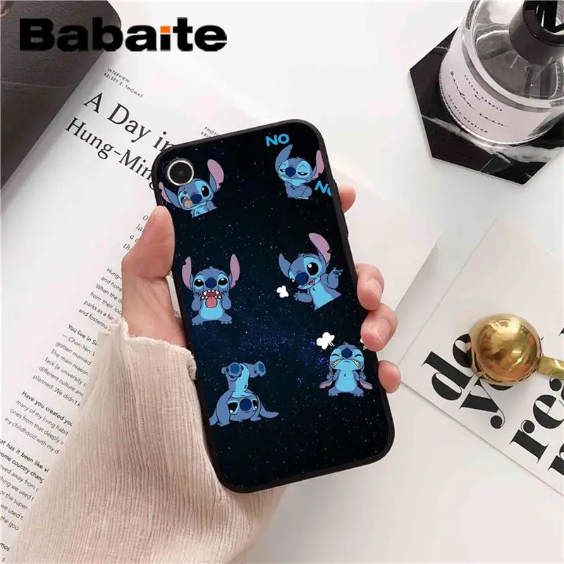 A2 Babaite Lilo Stitch роскошный уникальный дизайн PhoneCase для iPhone 8 7 6 6S Plus X XS MAX 5 5S SE XR 10 Чехол - Цвет: A2
