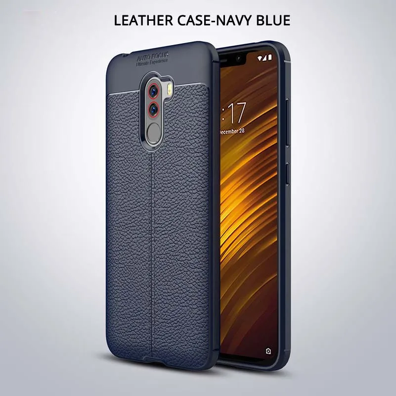 Leather Blue Coque чехол для спортивной камеры Xiao mi Red mi Note 7 6 Pro 5 Plus 4 4X 4A 5A 6A S2 GO mi 9 SE mi 8 Explorer 6 5X 6X A1 A2 Lite Pocophone F1 крышка - Цвет: Leather Blue