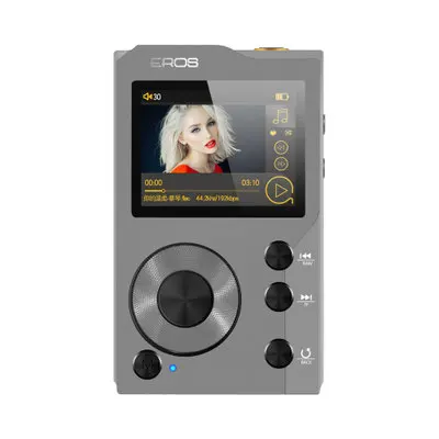 Серый AIGO EROS K MP3 fever HIFI музыкальный плеер без потерь с жестким декодированием DSD беспроводной Bluetooth - Цвет: Серый