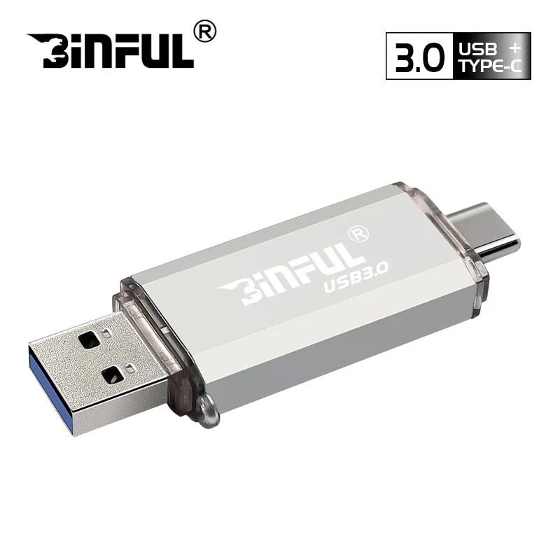 silver Цветной USB 3,0 type-C металлический usb флеш-накопитель 16 ГБ 32 ГБ 64 Гб 128 ГБ ключ usb флешка флеш-накопитель usb3.0 для телефона type C - Цвет: silver