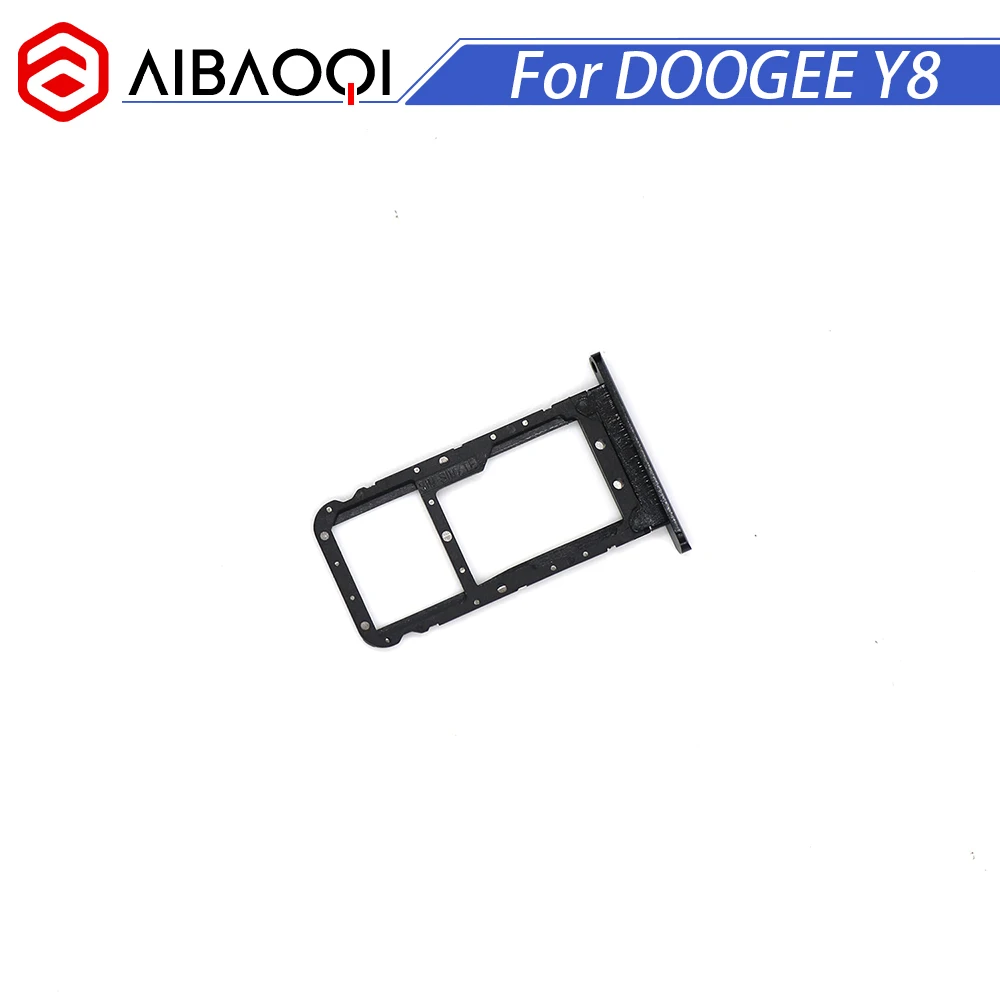 AiBaoQi новый оригинальный держатель для sim карты Doogee Y8 100% лоток со слотом сим